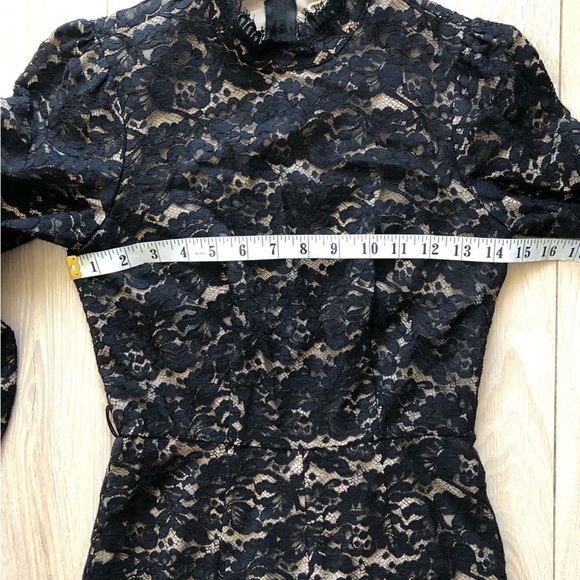 RARE Vintage Betsey Johnson Lace Black Sheath Rompers Size 2 Made in USA - Picture 2 of 15